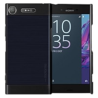 Amazon.com: motomo Xperia XZ1 Case INO Metal Bar Red Black